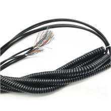 Good cold resistance, flame retardancy, oil resistance CNC cable Spiral  wire 3 to 4m 18cores cable